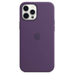 Coque en Silicone avec MagSafe iPhone 12 Pro Max Violet MK083ZE/A (Apple) — Apple · Smarty Paris 18e